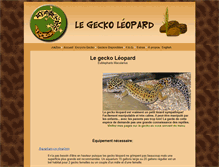 Tablet Screenshot of geckoleopard.jokzoo.com