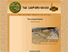 Tablet Screenshot of leopardgecko.jokzoo.com